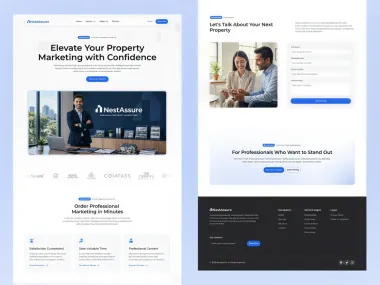 NestAssure real estate website pages